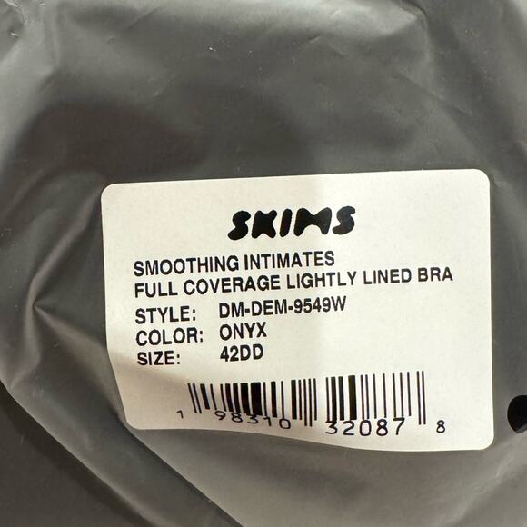 Skims Soothing Intimates Full Coverage Bra - Onyx 42DD - Picture 5 of 5
